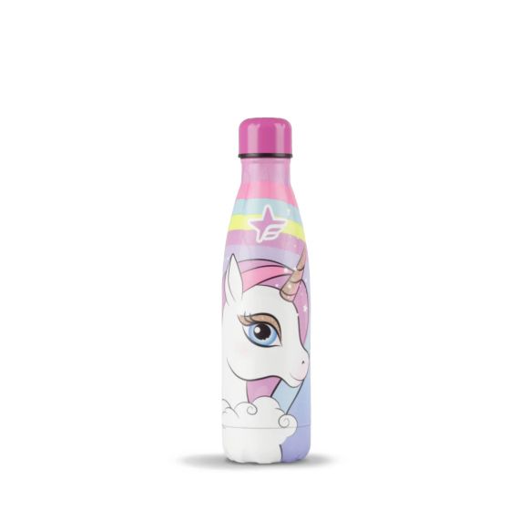 Botella Footy Termica Acero Inoxidable Unicornio Kids