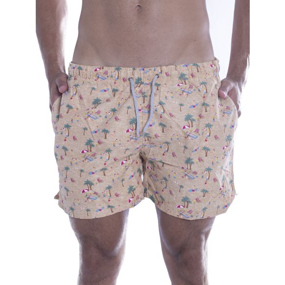 Short de Baño Flash Print